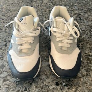 Nike Air Max blue and white sneakers.  Men’s size 8.